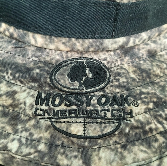 Mossy Oak OverWatch Lightweight Camouflage Fisherman Bucket Boonie Hat UNISEX - Picture 5 of 6